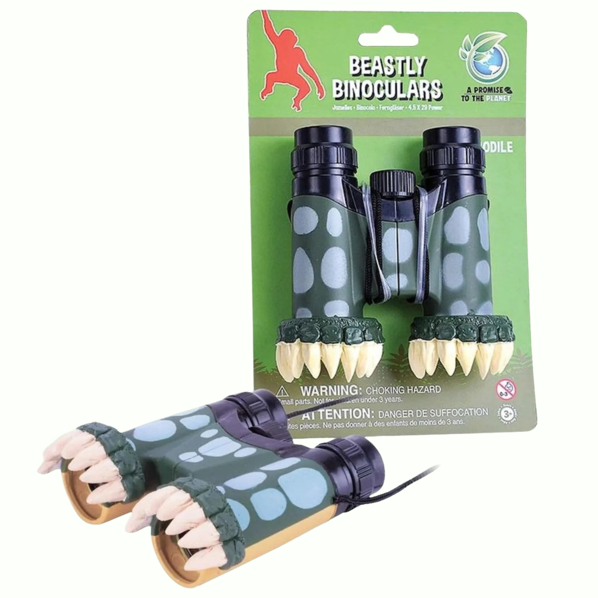 Beastly Crocodile Kids Binoculars - Wild Republic