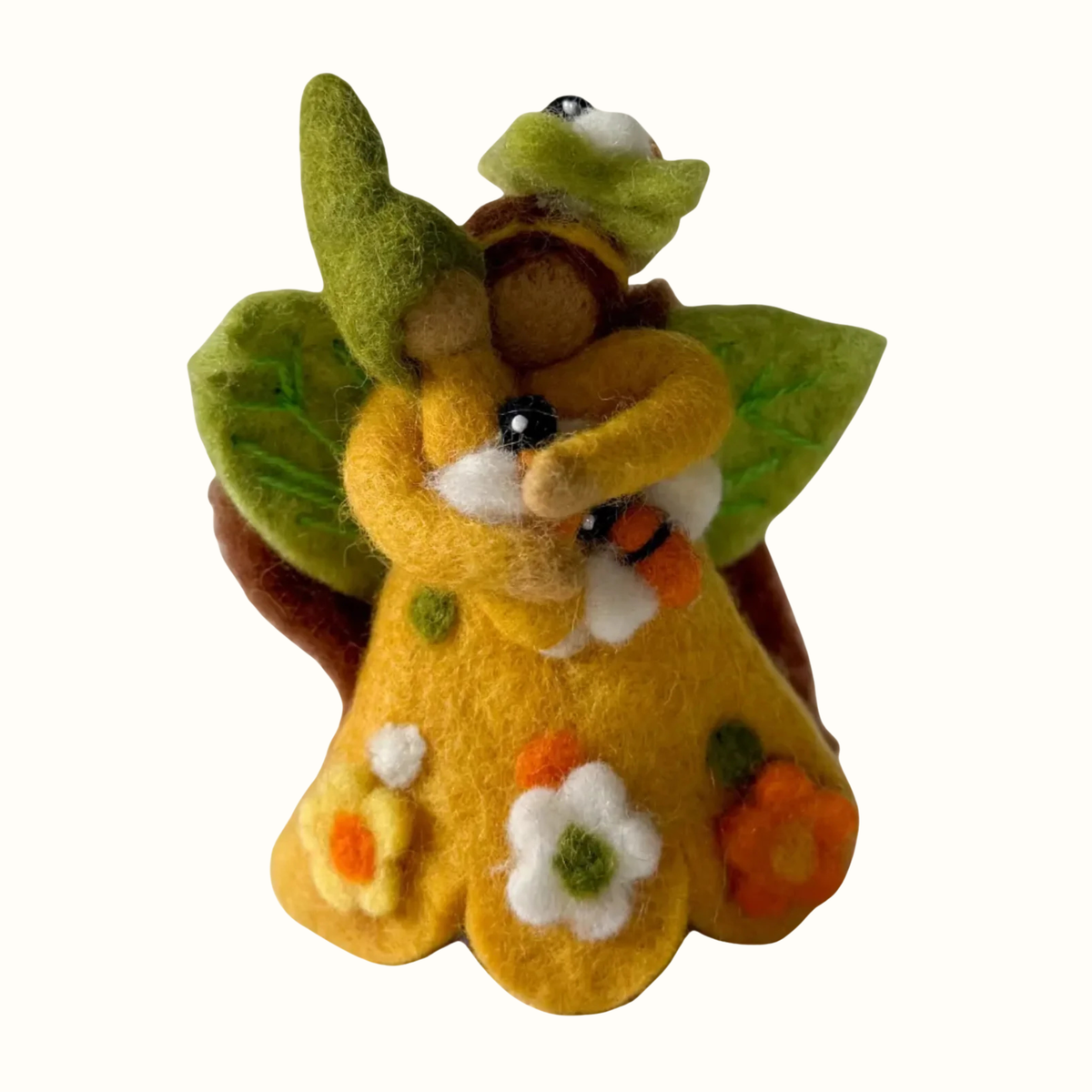 Honeybee Fairy Mother & Baby – Himalayan Felt Co
