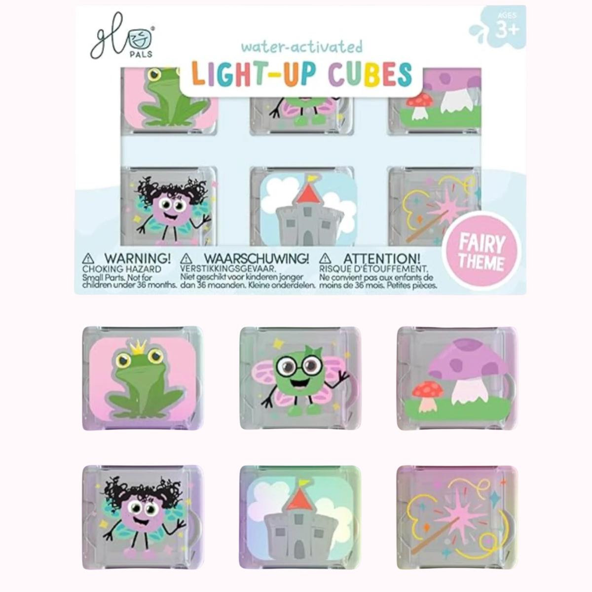Fairy Themed Limited Edition Light Up Cubes - Glo Pals