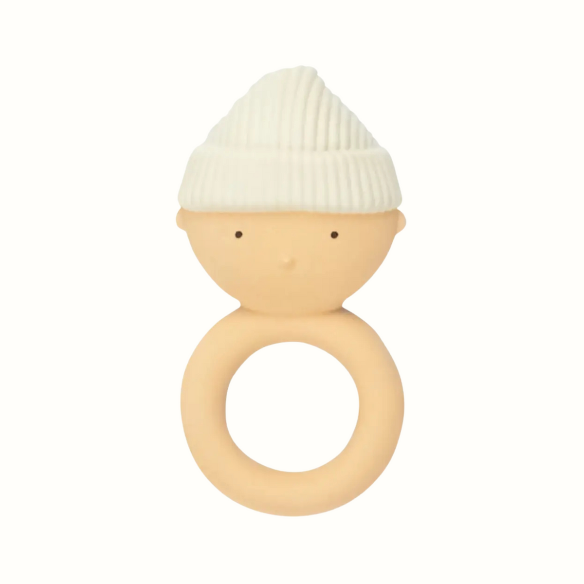 Vanilla Baby Natural Rubber Teething Ring - We Are Gommu