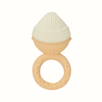 Vanilla Baby Natural Rubber Teething Ring - We Are Gommu