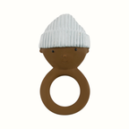 Honey Baby Natural Rubber Teething Ring - We Are Gommu