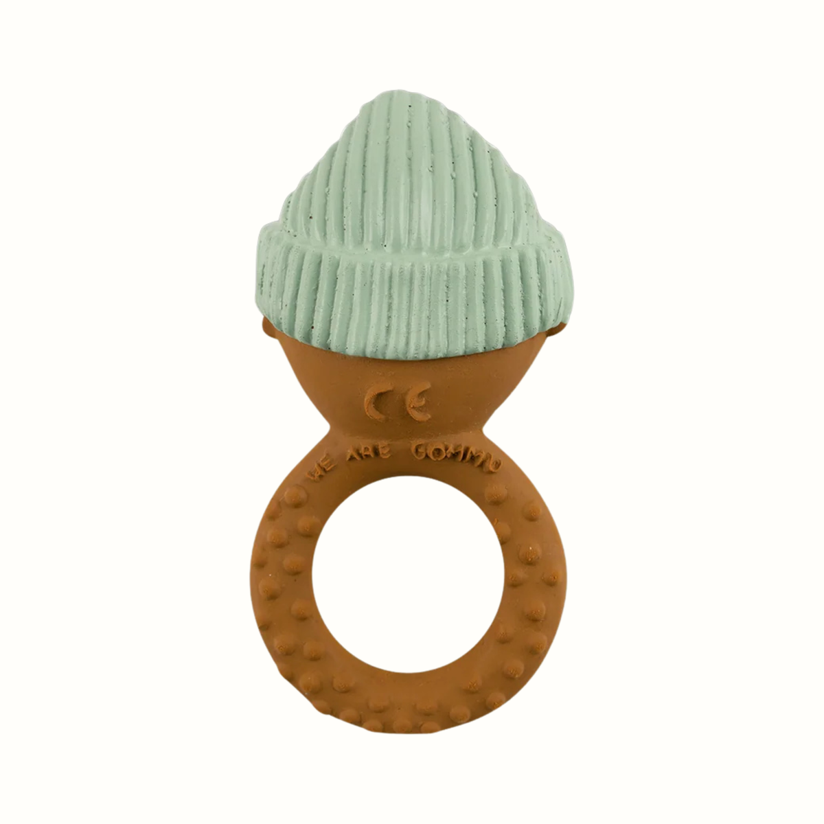 Almond Baby Natural Rubber Teething Ring - We Are Gommu