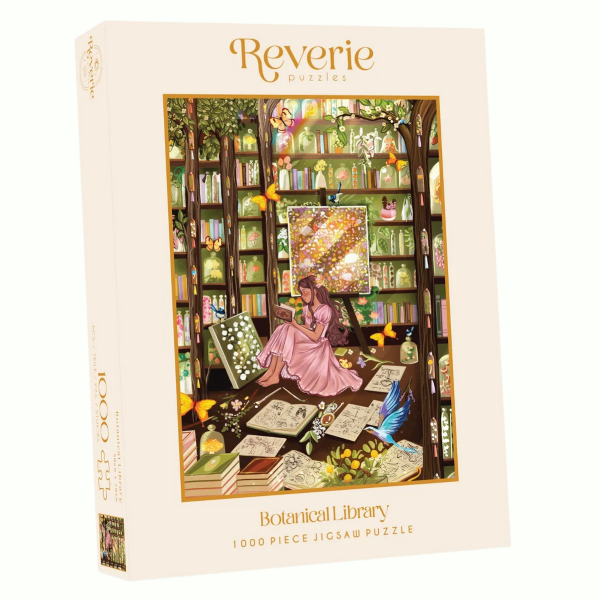 Botanical Library 1000 Piece Jigsaw Puzzle – Reverie Puzzles