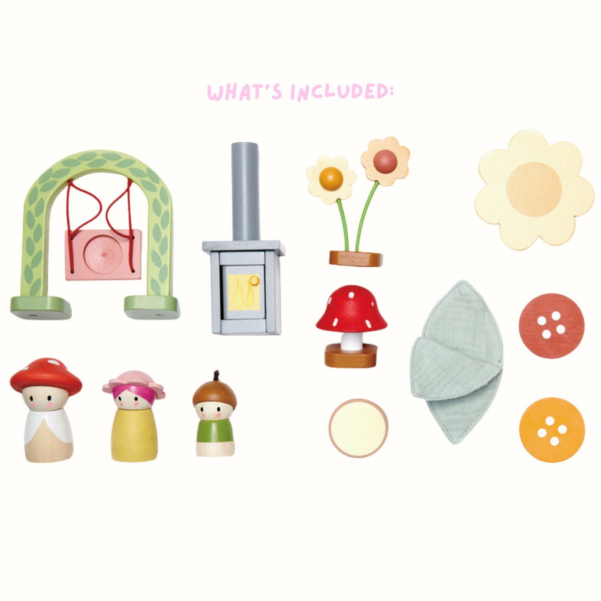 Merrywood Rosewood Cottage Play Set – Tender Leaf Toys