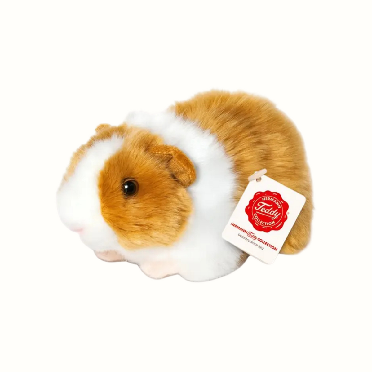 Light Brown/White Guinea Pig Plush Toy - Teddy Hermann