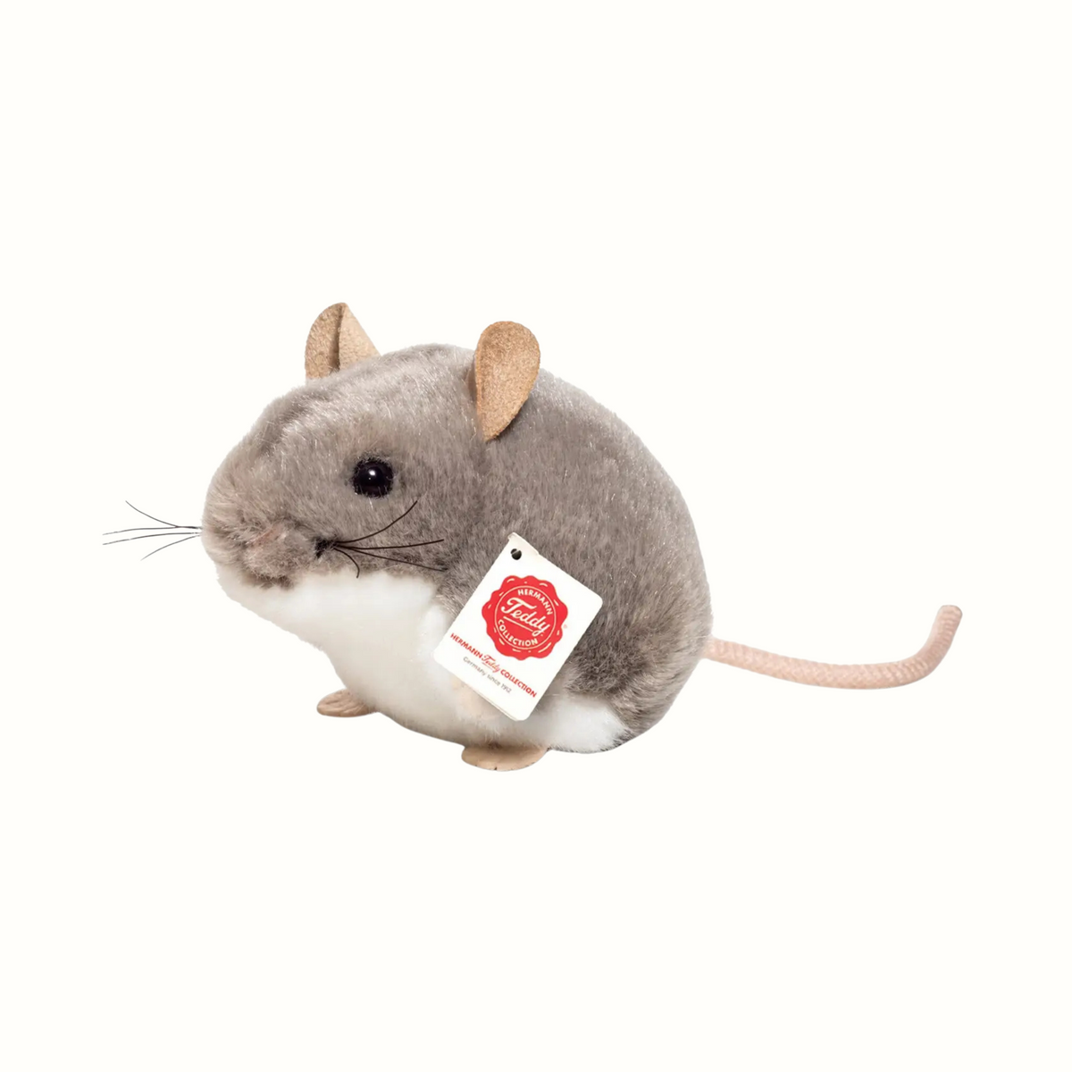 Grey Mouse Plush Toy - Teddy Hermann