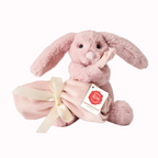 Baby Pink Bunny Comforter Blanket – Teddy Hermann