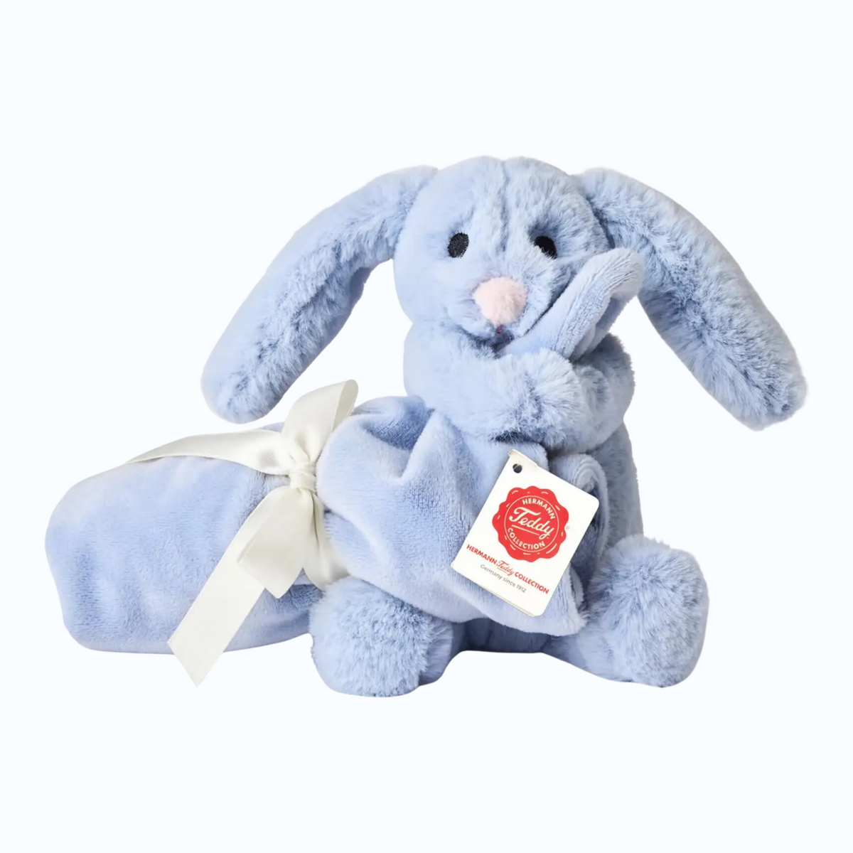 Baby Blue Bunny Comforter Blanket - Teddy Hermann