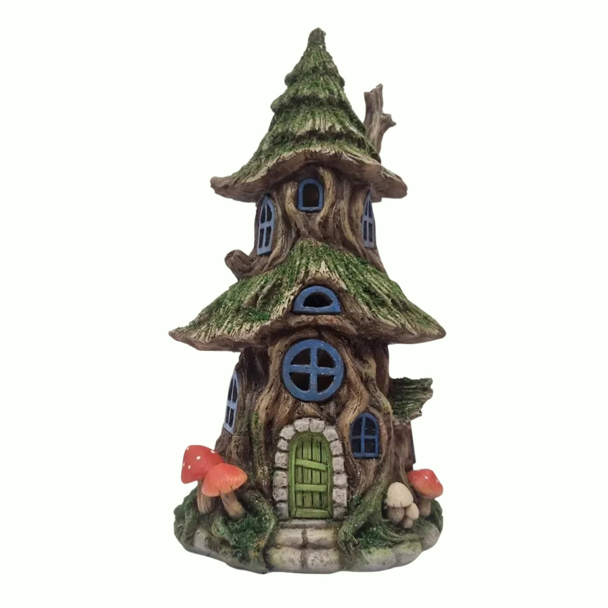 Mystic Woodland Solar Fairy House - Fairy Garden