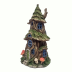 Mystic Woodland Solar Fairy House - Fairy Garden