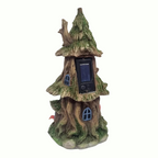 Mystic Woodland Solar Fairy House - Fairy Garden