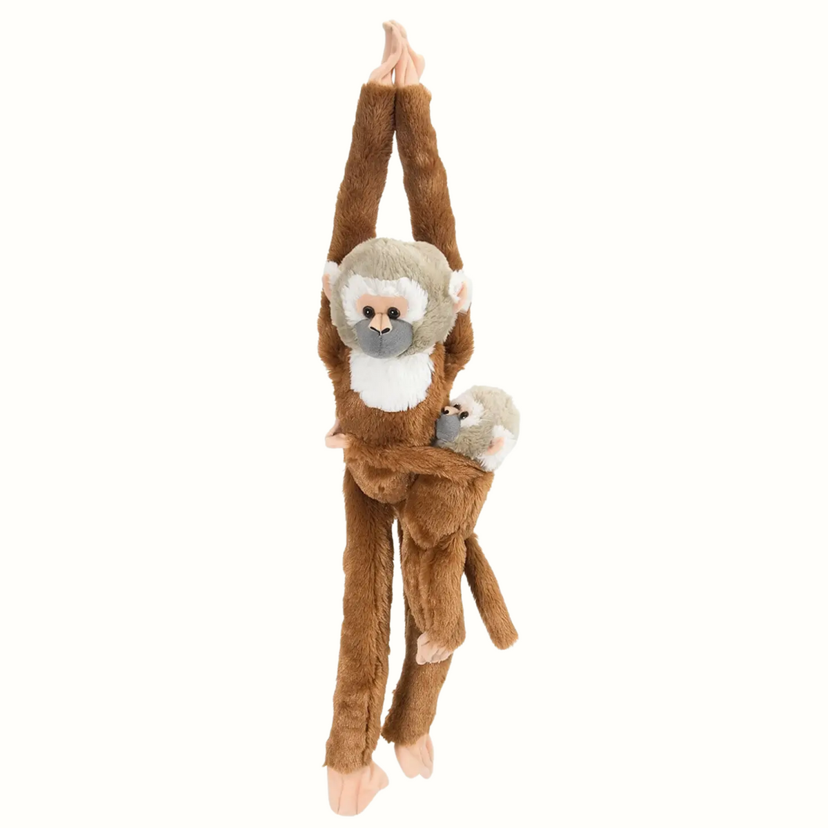 Squirrel Monkey Mum & Baby Detachable Plush Duo - Wild Republic