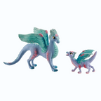Blossom Dragon & Baby Figurine Set – Schleich