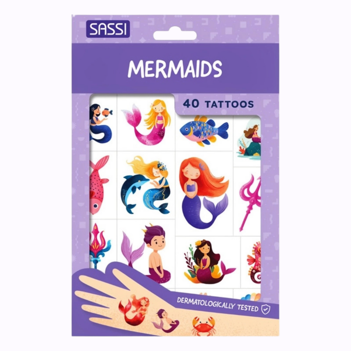 Mermaid Temporary Tattoos - Sassi