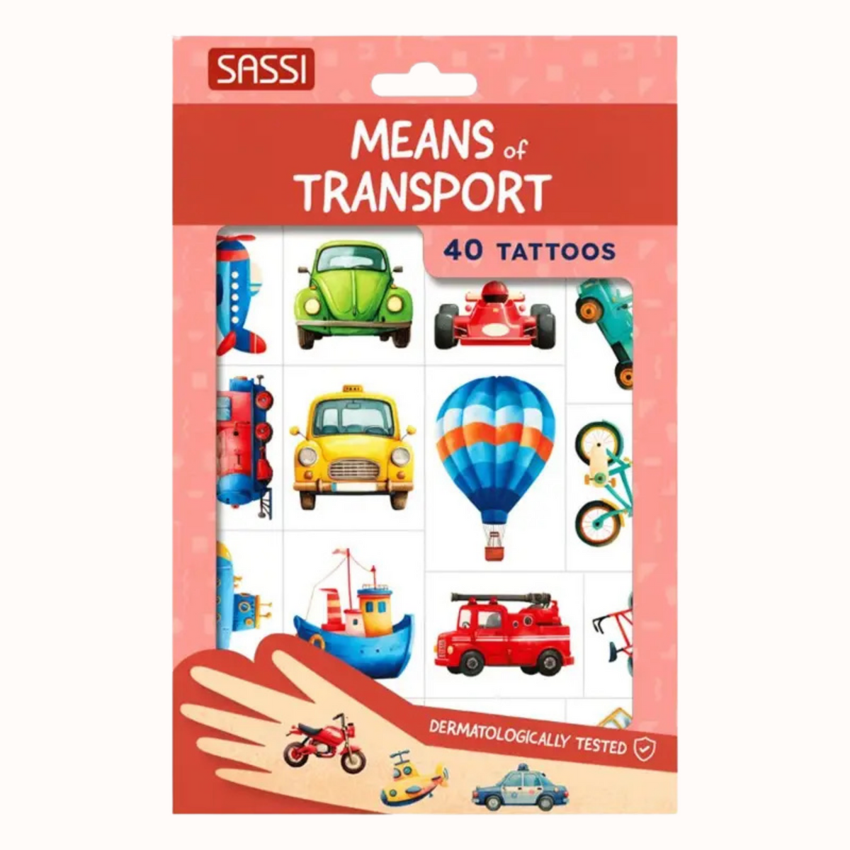 Transport Temporary Tattoos - Sassi