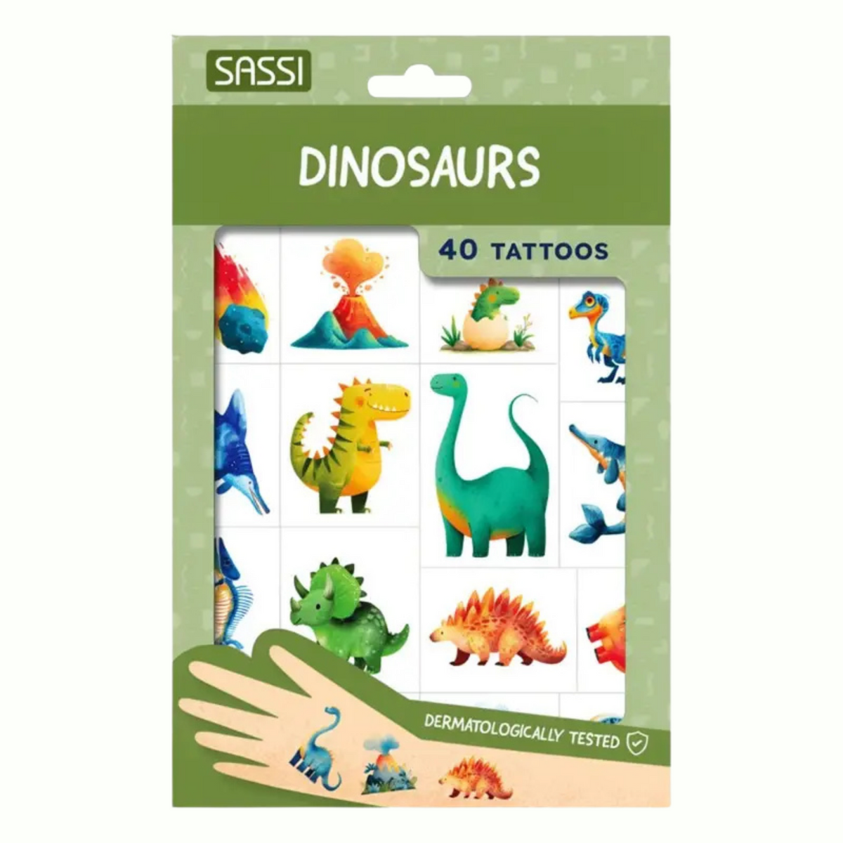 Dinosaur Temporary Tattoos - Sassi