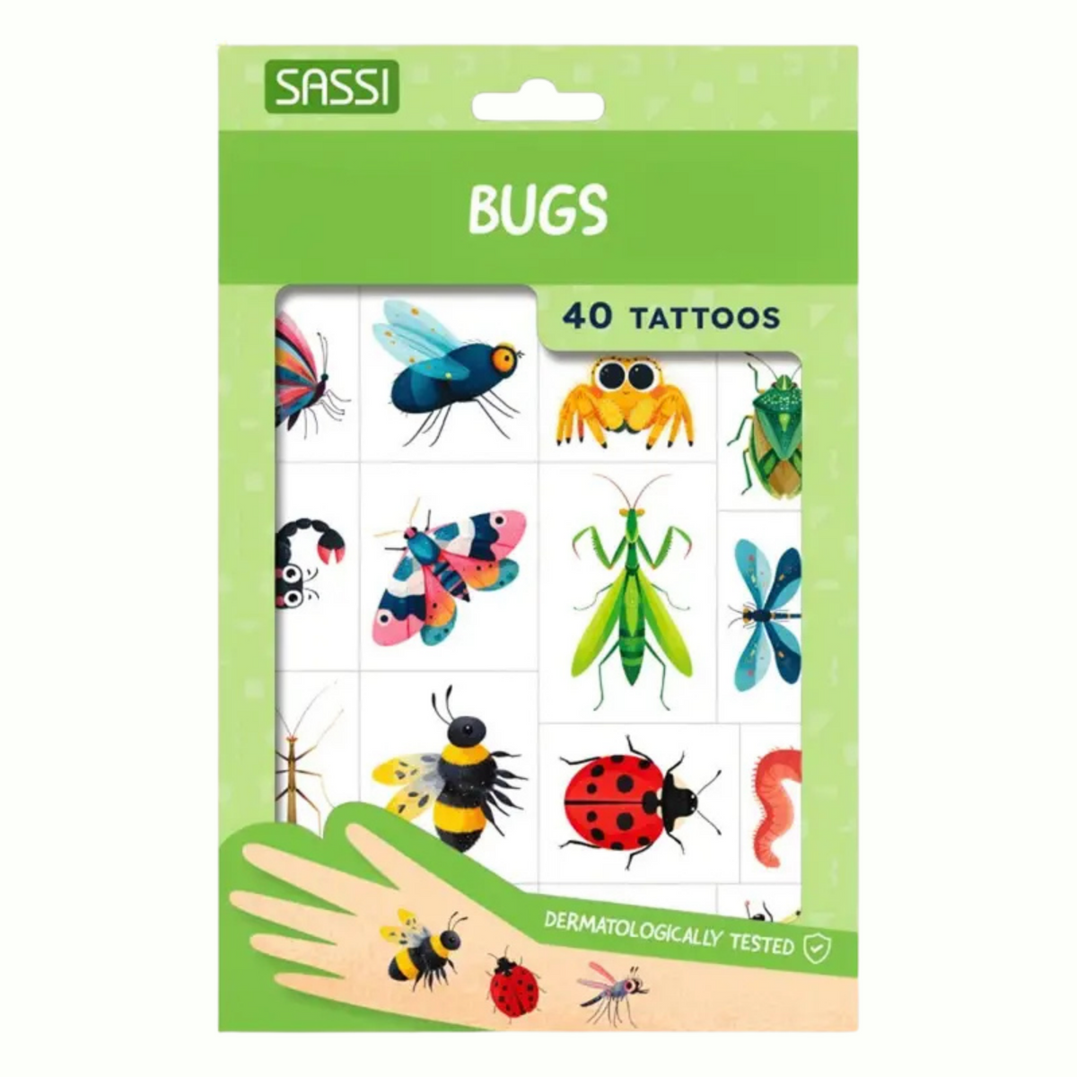 Bugs Temporary Tattoos - Sassi