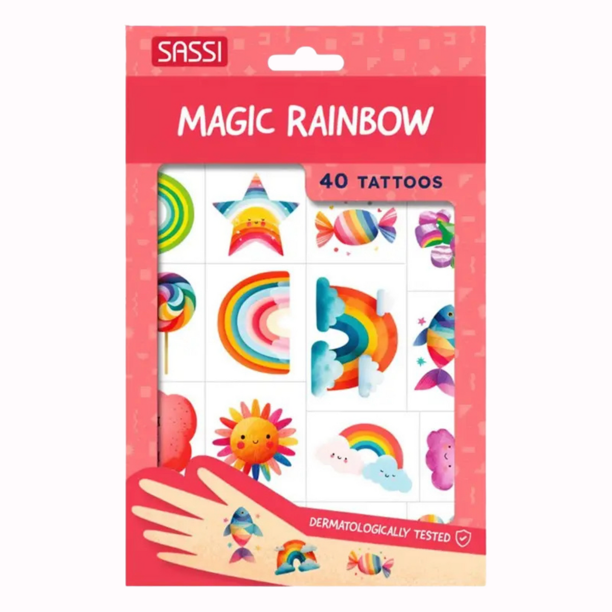 Magic Rainbow Temporary Tattoos - Sassi