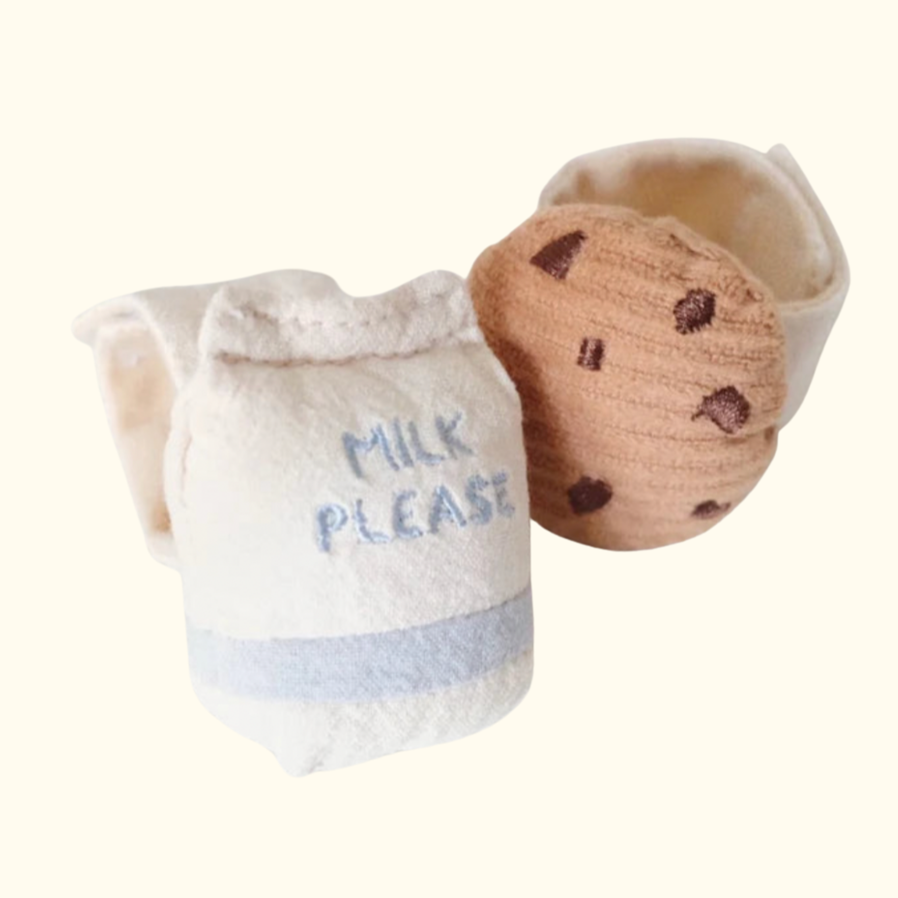 Milk + Cookies Wrist & Ankle Rattle Set - Little Lamb Kind