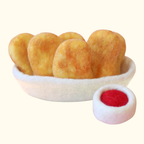 Felt Nuggets & Tomato Sauce Set - Juni Moon