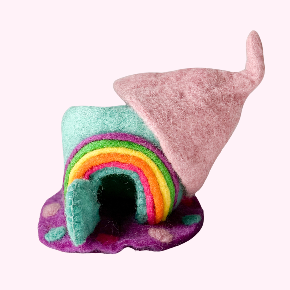 Felt Mini Rainbow Shimmer Fairy Home – Himalayan Felt Co