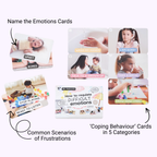 How to Regulate Difficult Emotions Flash Cards - Little Lamb Kind