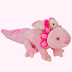 Axolotl Mum & Baby Detachable Plush Duo - Wild Republic