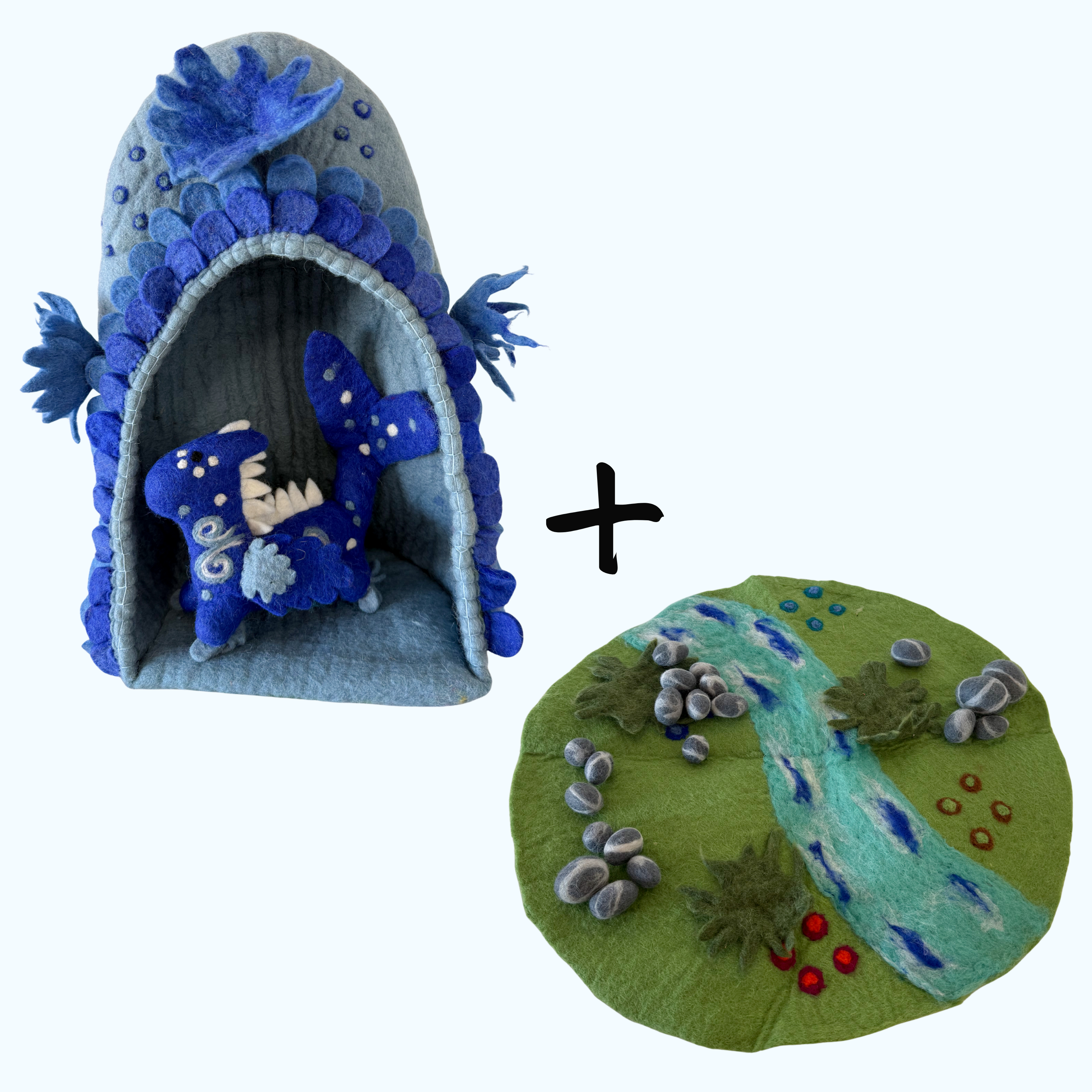Water Dragon Felt Play Set – Himalayan Felt Co