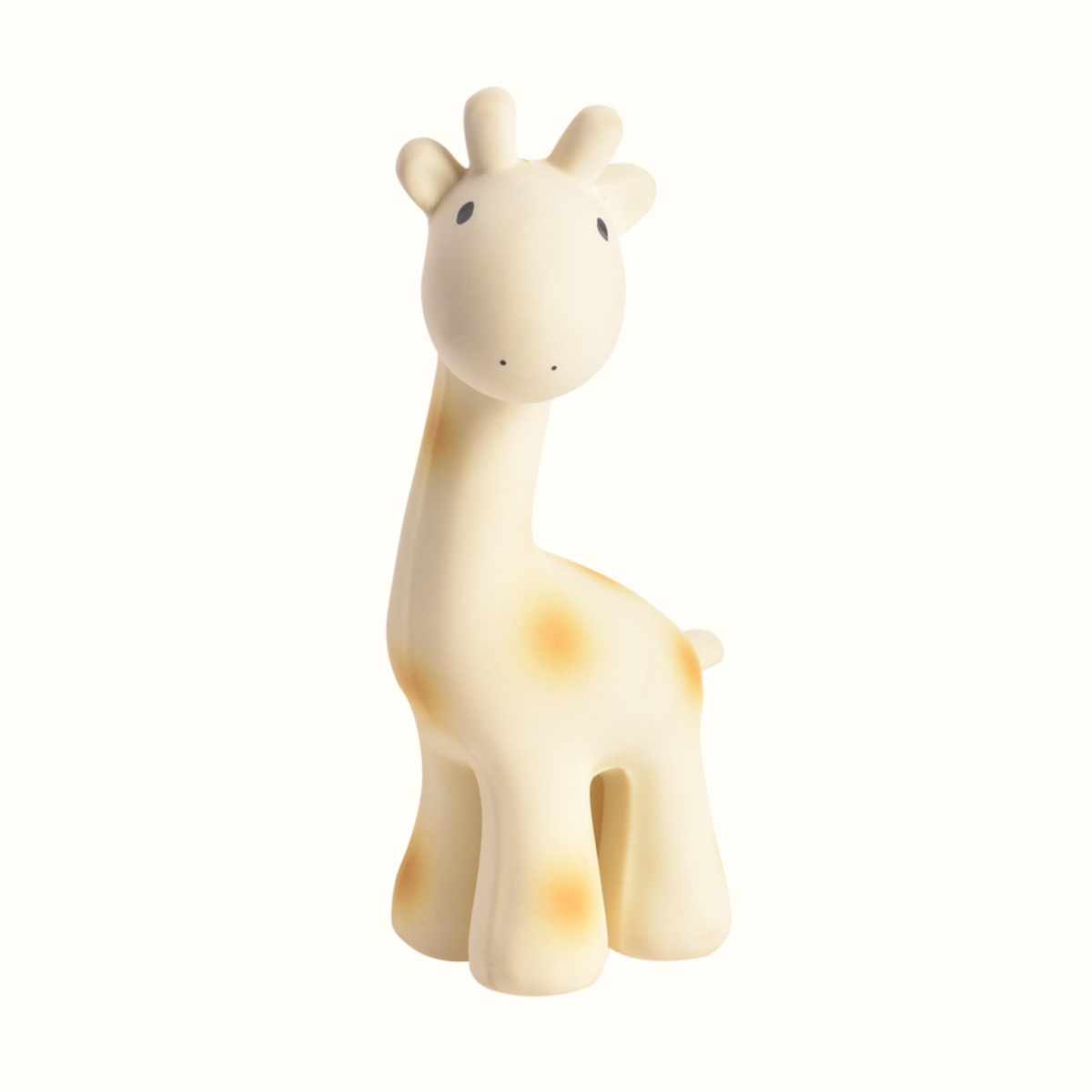 Giraffe Natural Rubber Rattle & Teether/Bath Toy - Tikiri