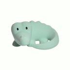Crocodile Natural Rubber Rattle & Teether/Bath Toy - Tikiri