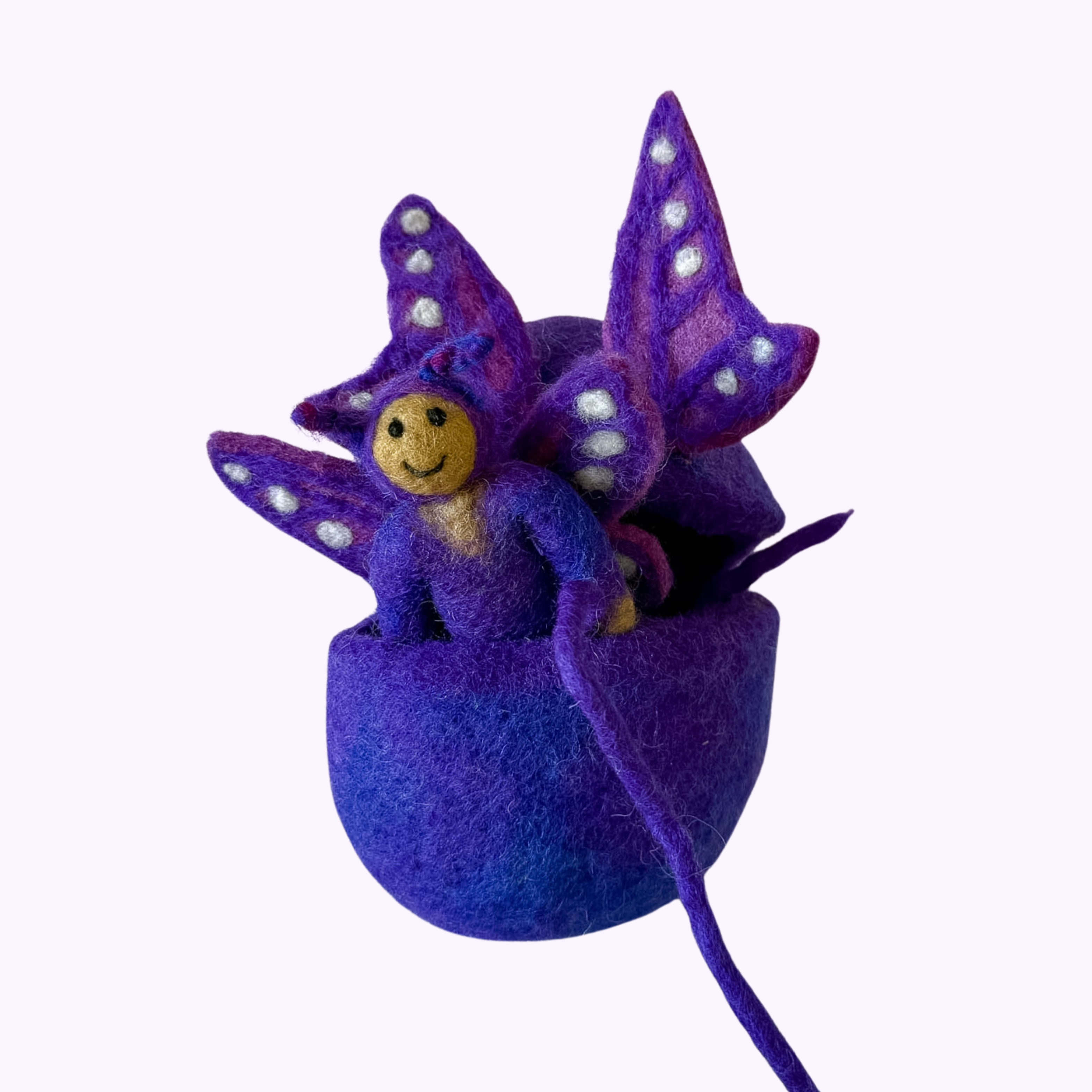 Purple Fairy Felt Surprise Egg – Himalayan Felt Co