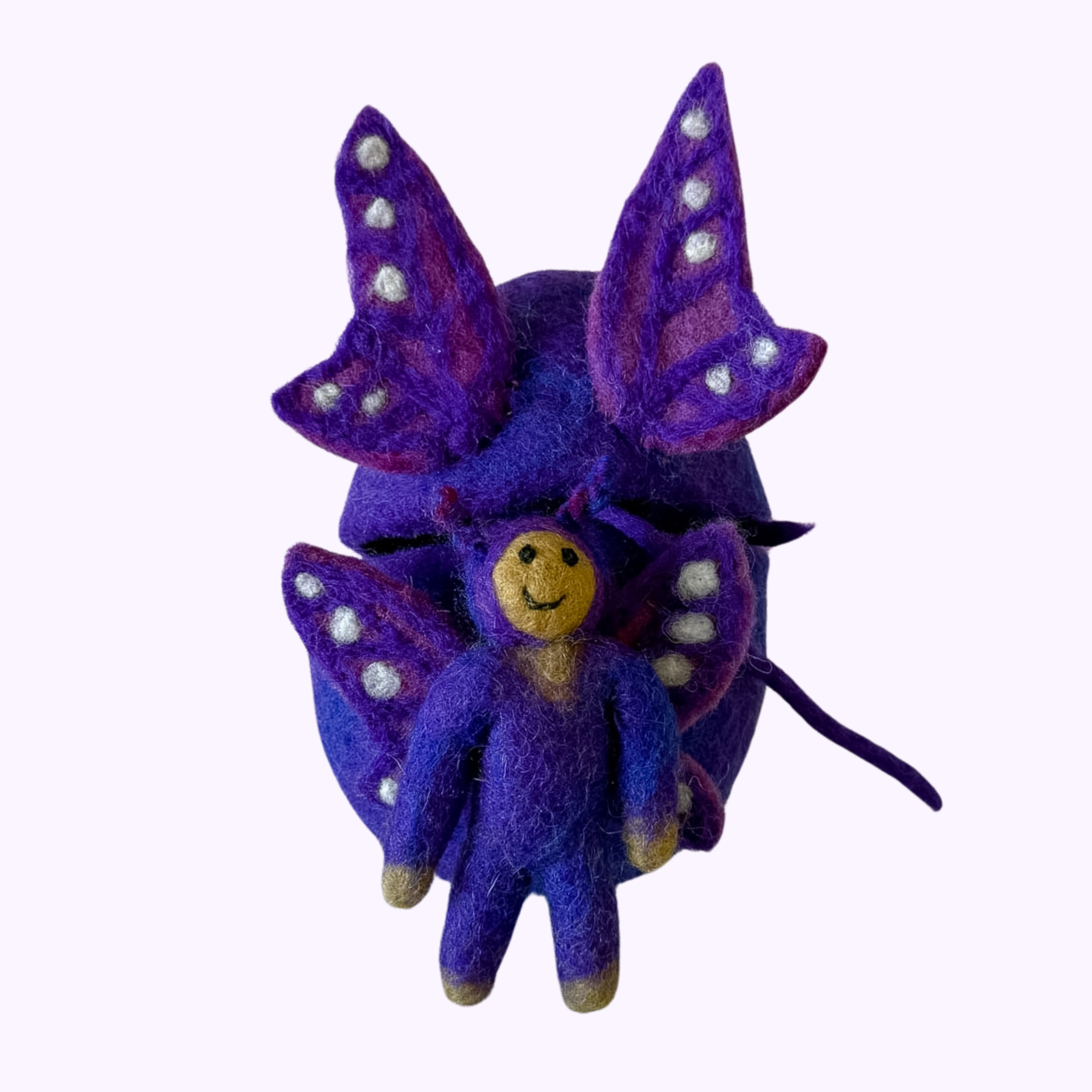 Purple Fairy Felt Surprise Egg – Himalayan Felt Co