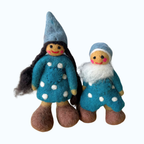 Blueberry Felt Mushroom Friend – Himalayan Felt Co