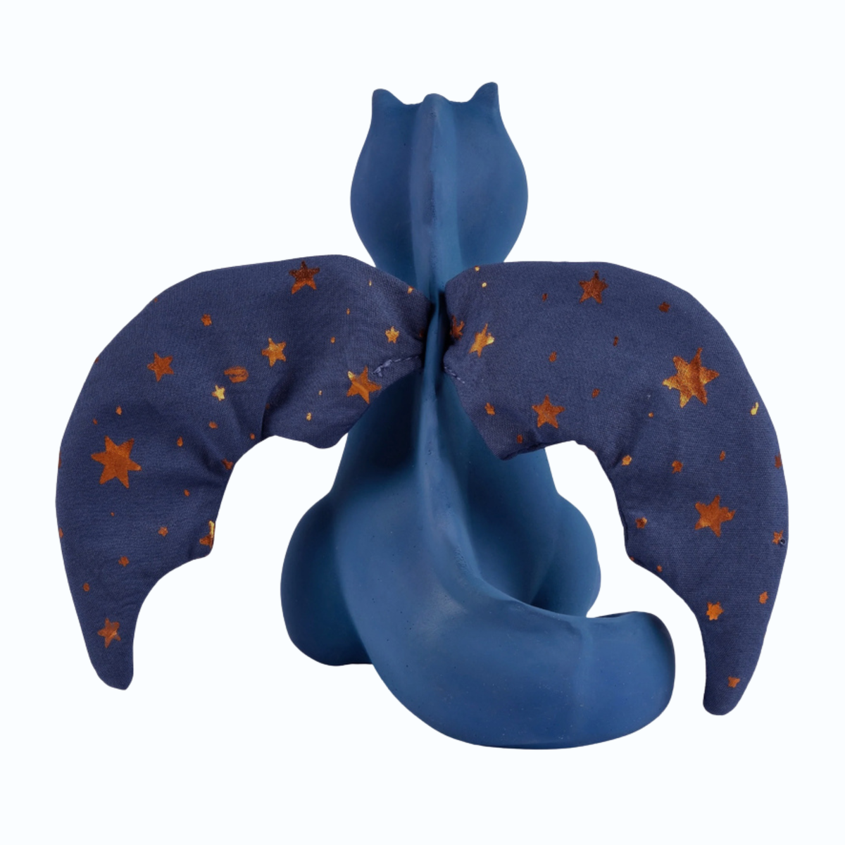 Midnight Dragon Natural Rubber Rattle & Teether/Bath Toy - Tikiri