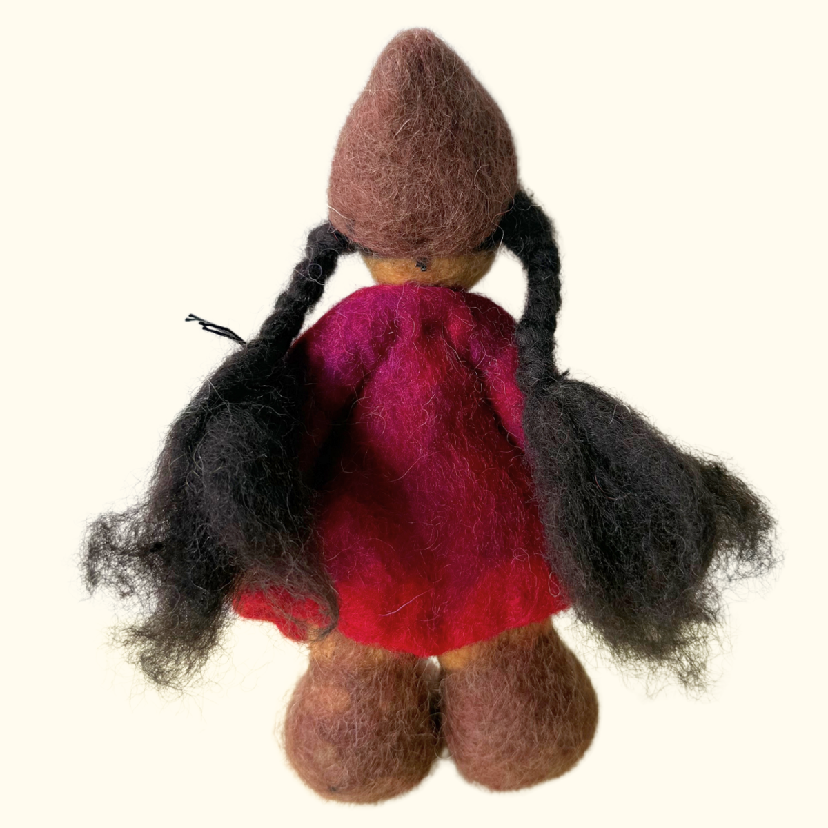 Poppy Felt Mushroom Friend – Himalayan Felt Co