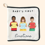 Baby's First Emotions Crinkle Sensory Book - Little Lamb Kind