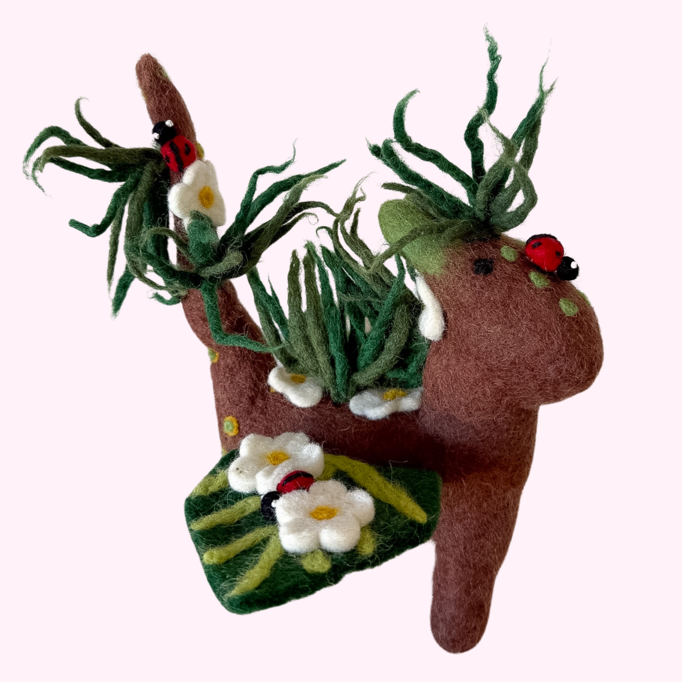 Ladybug Felt Dragon – Himalayan Felt Co