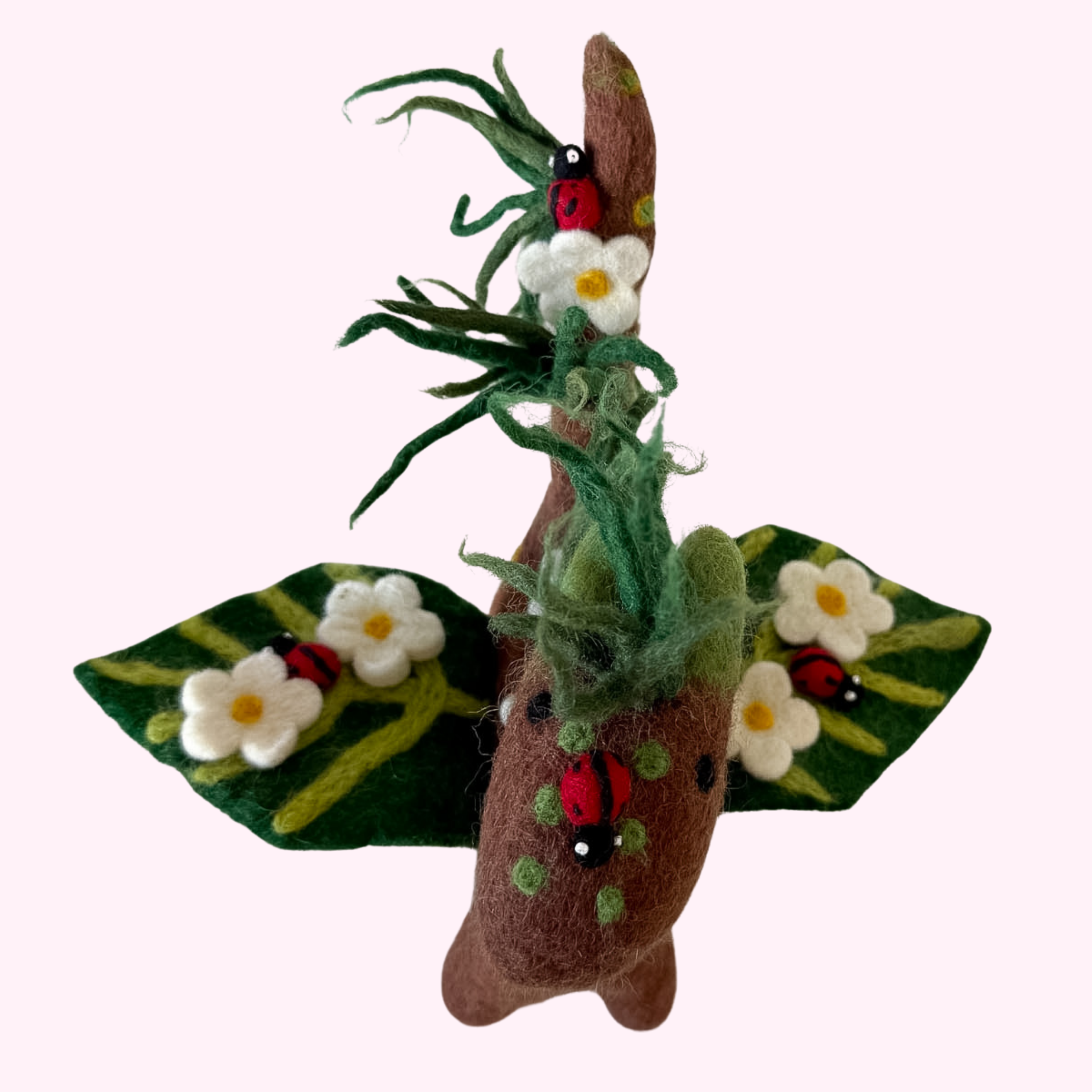 Ladybug Felt Dragon – Himalayan Felt Co