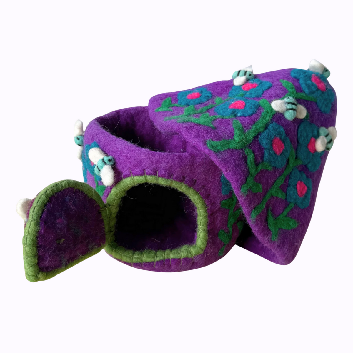 Blue Bee Felt Fairy Home – Himalayan Felt Co