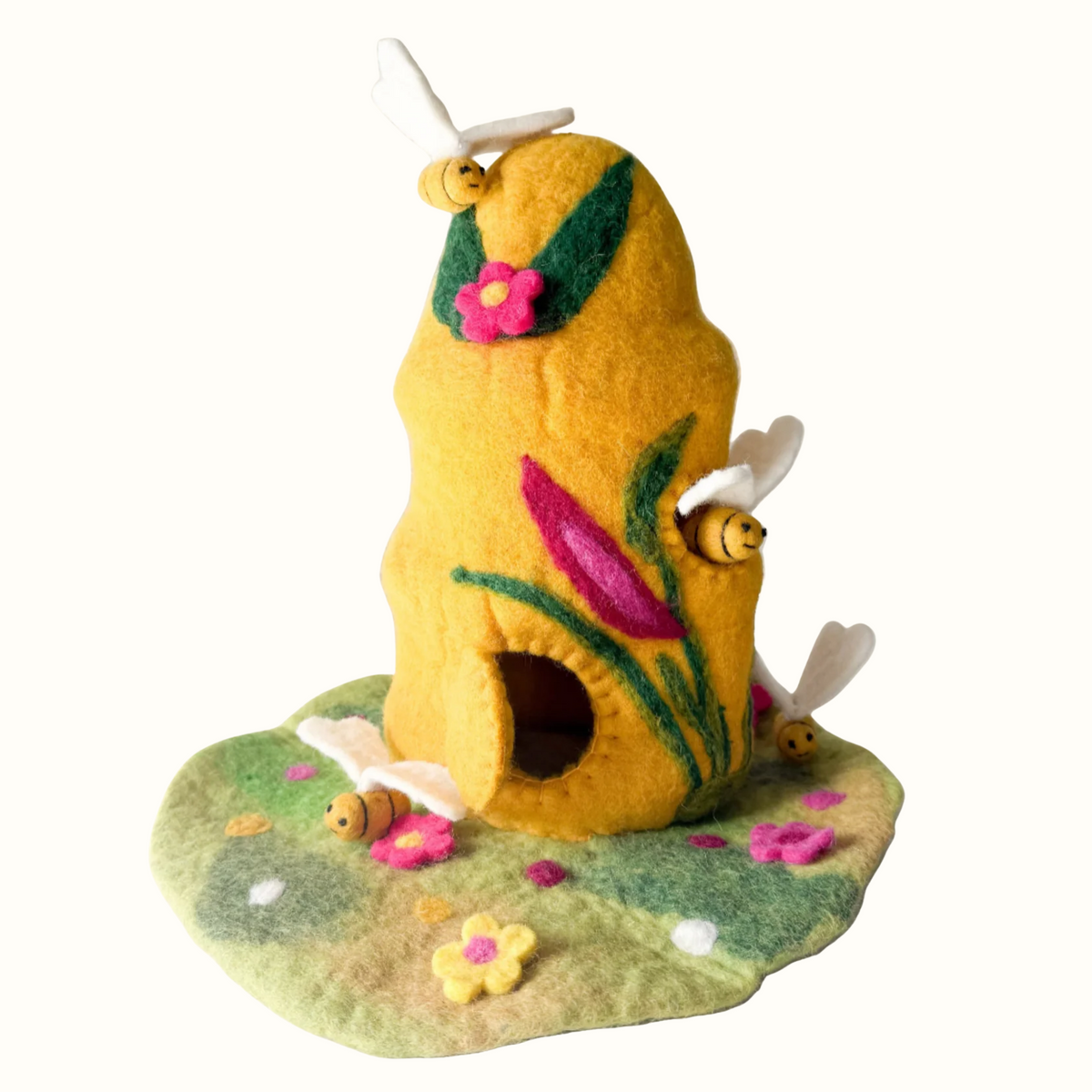 Honeybee Fairy Home & Bees – Himalayan Felt Co