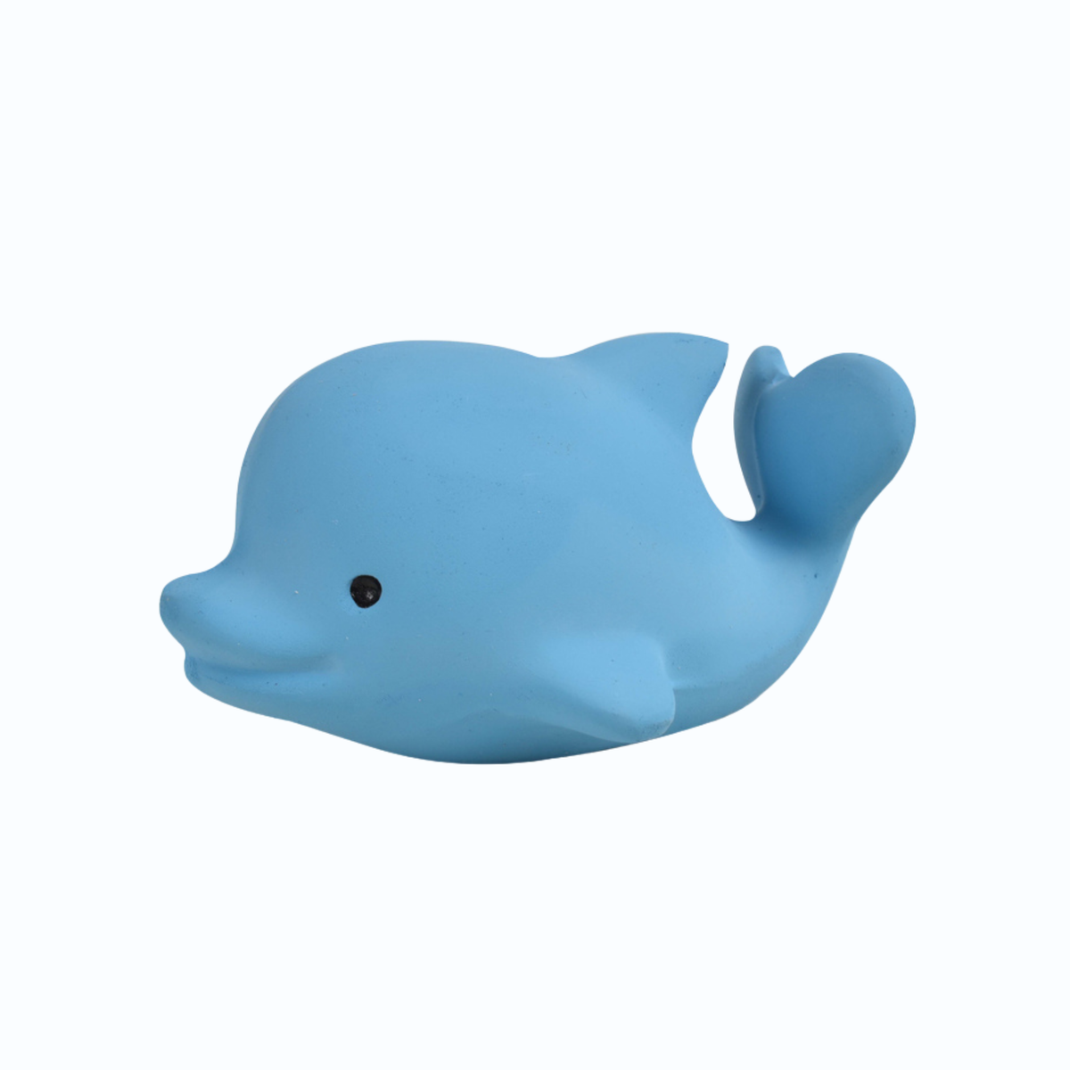 Dolphin Natural Rubber Rattle & Teether/Bath Toy - Tikiri