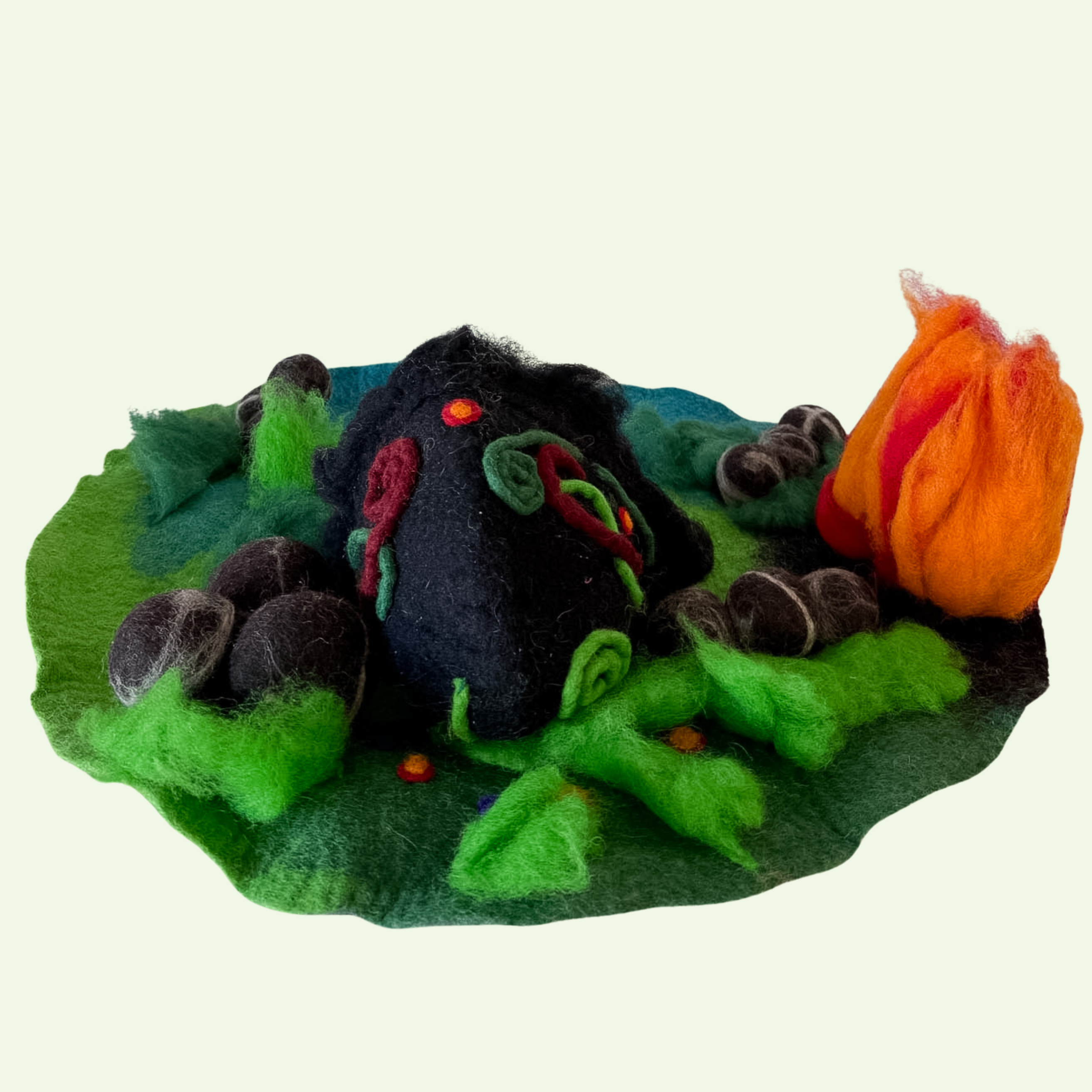Dragon Cave Felt Play Mat – Himalayan Felt Co