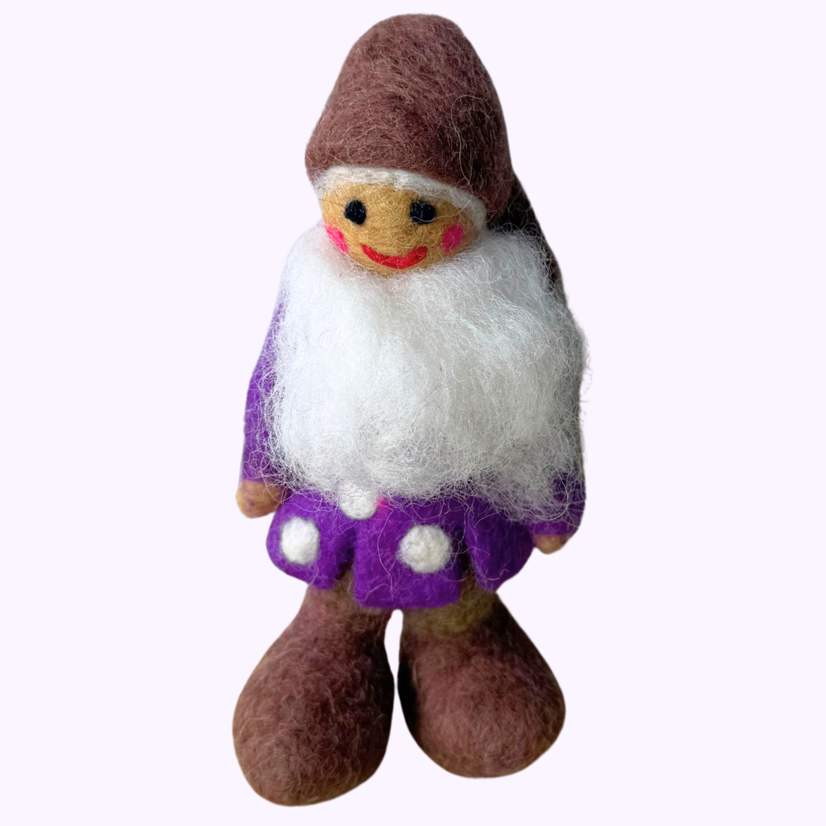 Plum Felt Mushroom Friend – Himalayan Felt Co