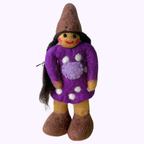 Violet Felt Mushroom Friend – Himalayan Felt Co