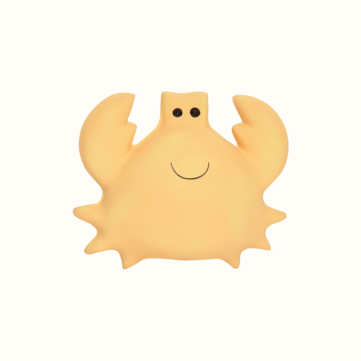 Crab Natural Rubber Rattle & Teether/Bath Toy - Tikiri