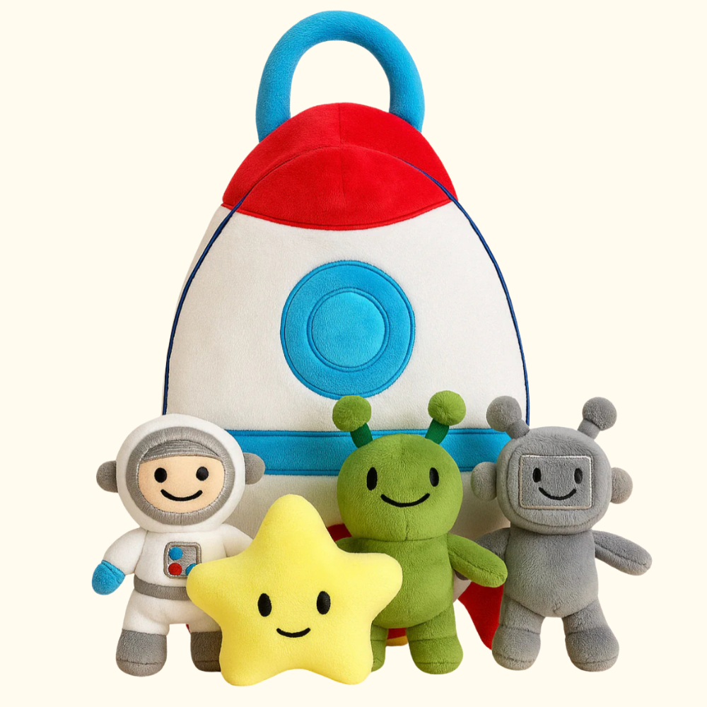 Space Adventure Rocket Playset - Plushy Pals