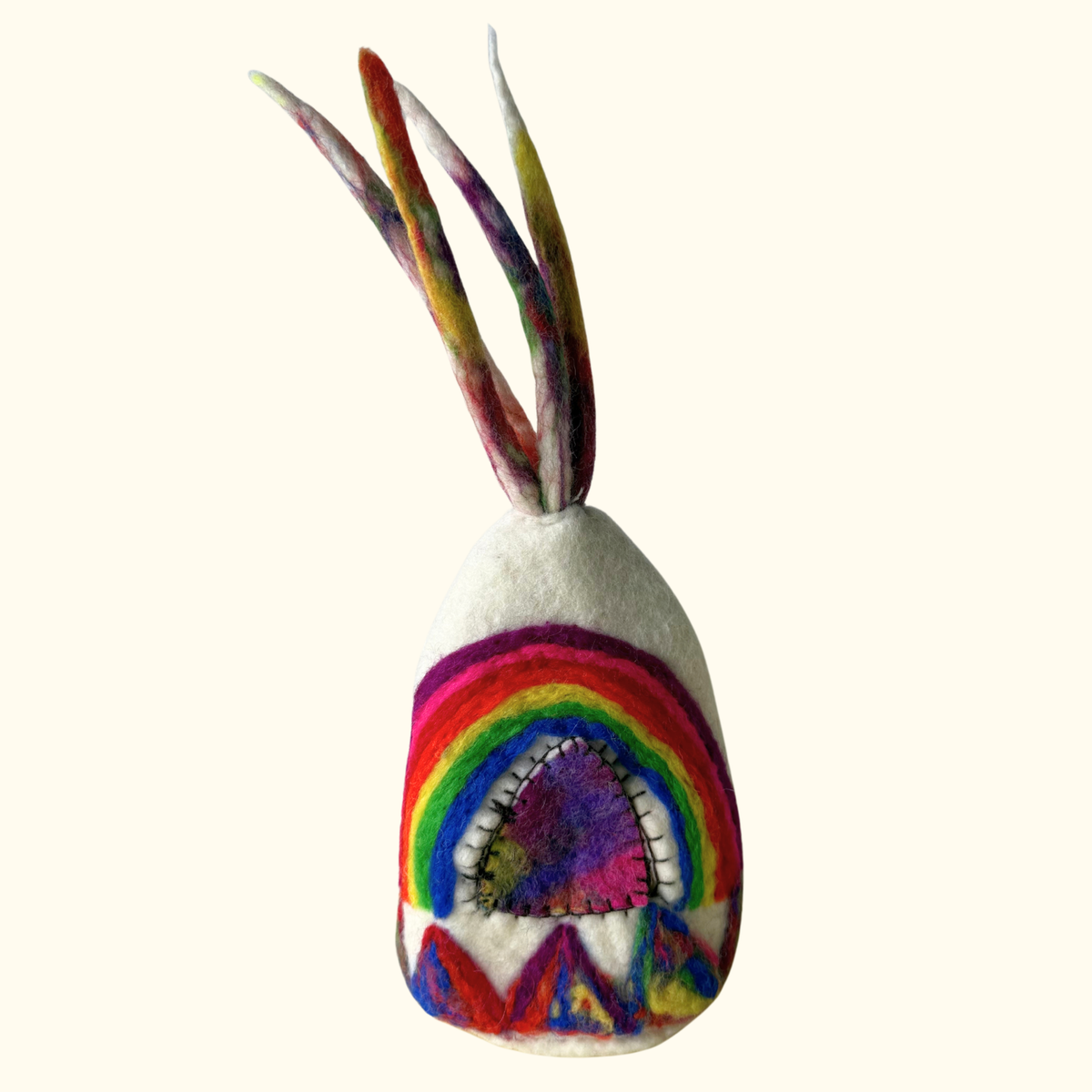 Rainbow Felt Teepee  – Himalayan Felt Co