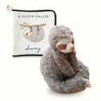Sunny the Sloth & Crinkle Sensory Book Set - Little Lamb Kind