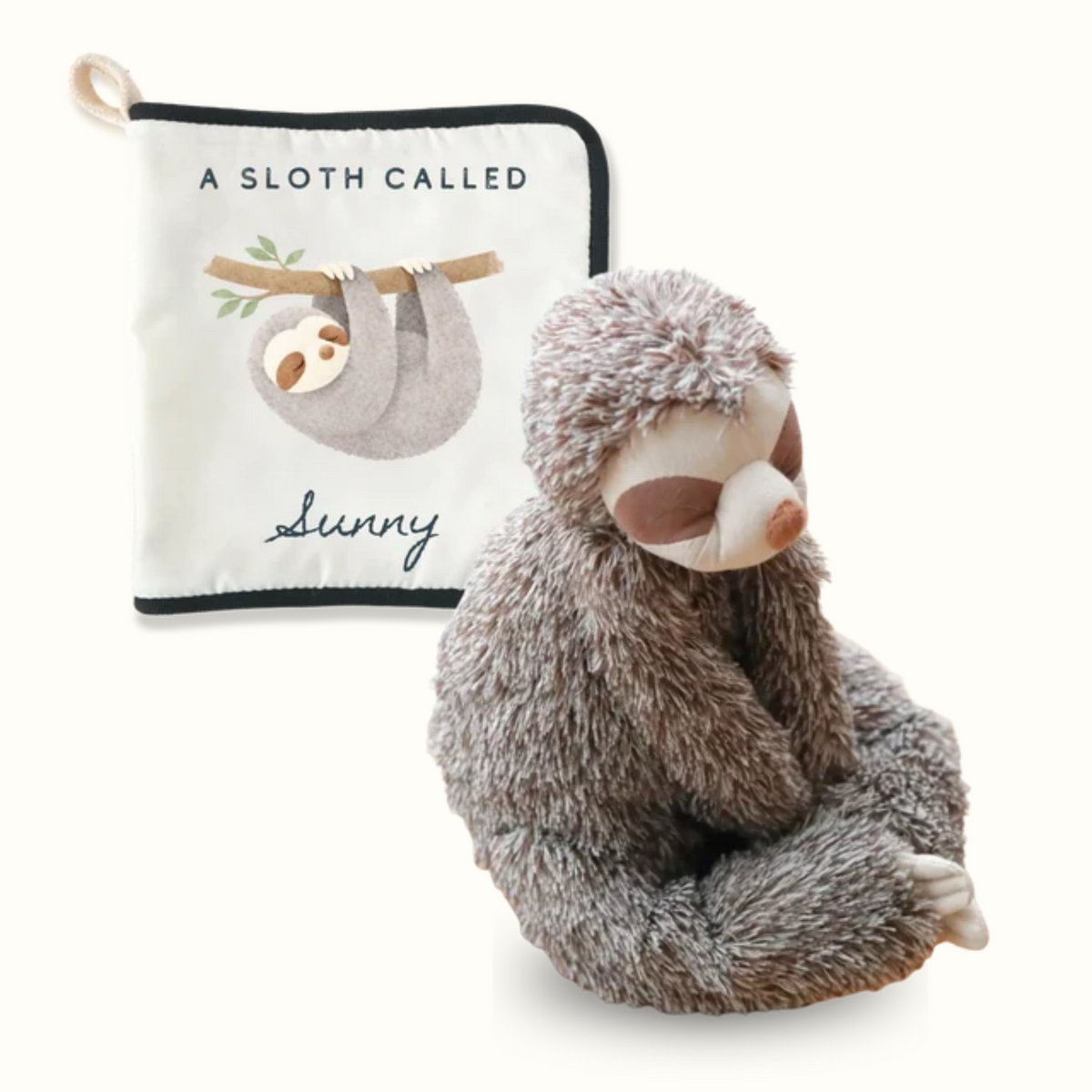 Sunny the Sloth & Crinkle Sensory Book Set - Little Lamb Kind